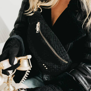 Susie Suede Bum Bag: Oat