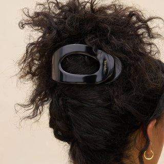 Black Flat Cloud Clip - Large - The Red Thread Boutique