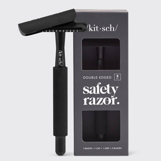 Black Perfect Glide Safety Razor - The Red Thread Boutique