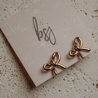 Bow earrings - The Red Thread Boutique