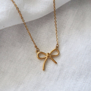 Bow Necklace - The Red Thread Boutique