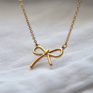 Bow Necklace - The Red Thread Boutique