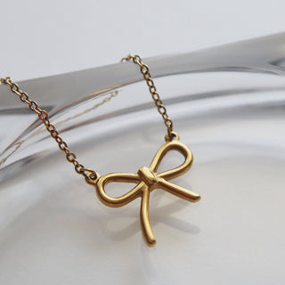 Bow Necklace - The Red Thread Boutique