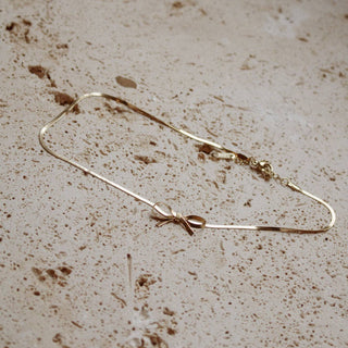 Bow necklace - The Red Thread Boutique