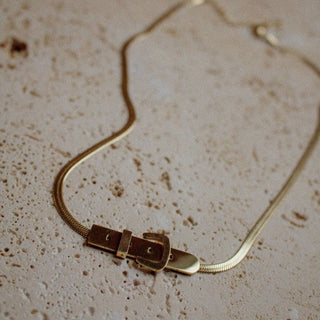 Buckle necklace - The Red Thread Boutique