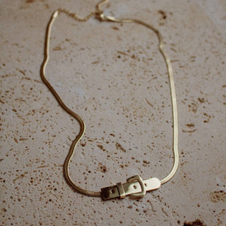 Buckle necklace - The Red Thread Boutique