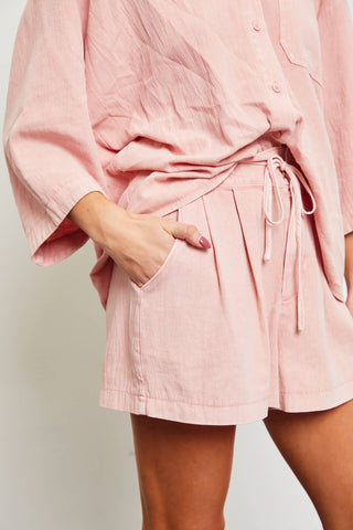 Loose Fitting Shorts, Pink