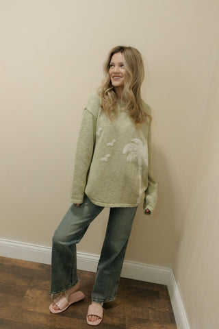 Catalina Graphic Sweater - The Red Thread Boutique
