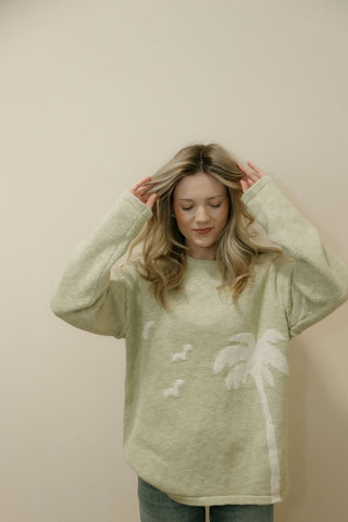 Catalina Graphic Sweater - The Red Thread Boutique