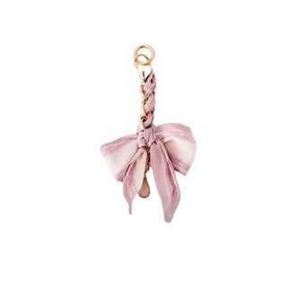Charmed By Satin Bag Charms: Navy/Green/Yellow Painting - The Red Thread Boutique