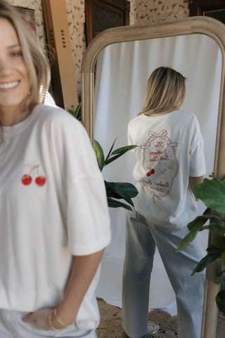 Cherry on Top Graphic Tee - The Red Thread Boutique