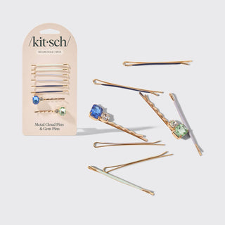 Cloud & Gem Bobby Pins 8pc Set - Garden Bouquet - The Red Thread Boutique