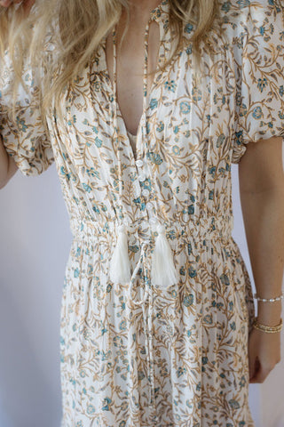 Collins Midi Dress, Blue Whimsy - The Red Thread Boutique