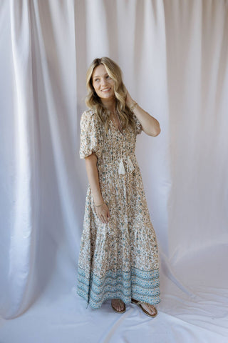 Collins Midi Dress, Blue Whimsy - The Red Thread Boutique