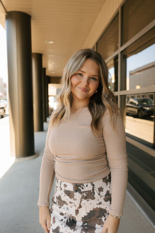 Cow Print Skirt *final sale - The Red Thread Boutique