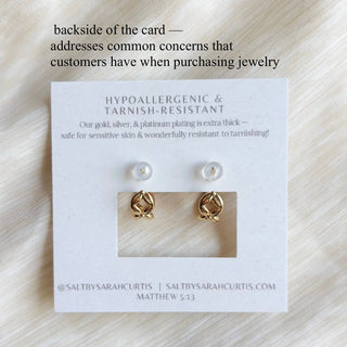 Criss Cross Earrings - The Red Thread Boutique