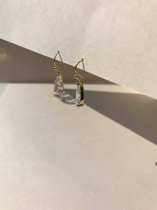 Crystal Teardrop Earrings - The Red Thread Boutique