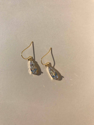 Crystal Teardrop Earrings - The Red Thread Boutique