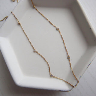 CZ Satellite Chain - The Red Thread Boutique