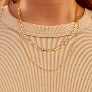 Dainty Beaded Chain Necklace - The Red Thread Boutique