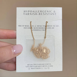 Dainty Beaded Chain Necklace - The Red Thread Boutique