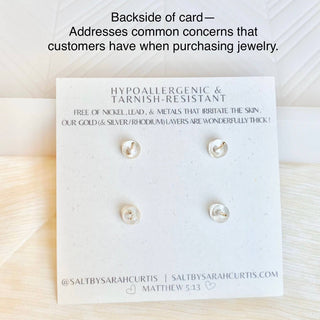 Dainty Stud Earrings - The Red Thread Boutique