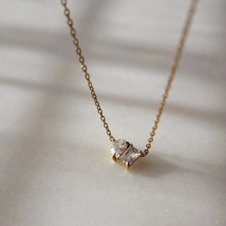 Dainty Toi et Moi Necklace | Pendant Necklace - The Red Thread Boutique