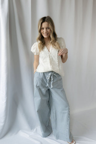 Del Mar Stripe Pants - The Red Thread Boutique