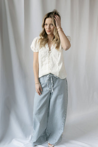 Del Mar Stripe Pants - The Red Thread Boutique