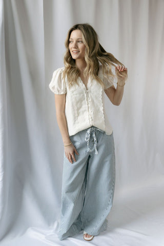 Del Mar Stripe Pants - The Red Thread Boutique