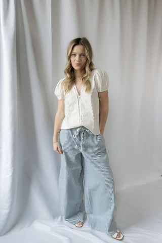 Del Mar Stripe Pants - The Red Thread Boutique