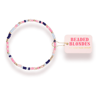 Delta Gamma Sprinkle Bracelet: Standard 6.75 inch - The Red Thread Boutique