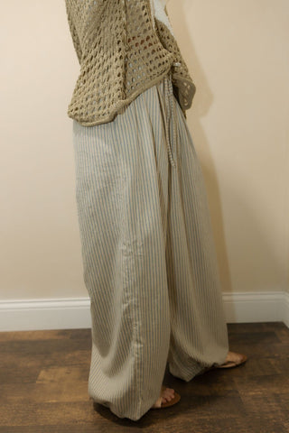 Destin Beachy Stripe Wide Leg - The Red Thread Boutique