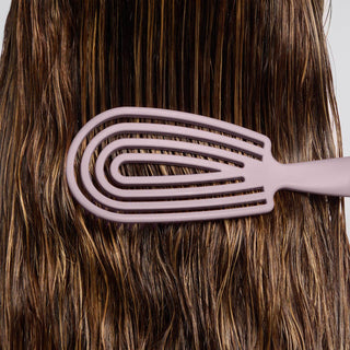 Detangling Flexi Brush - Soft Violet - The Red Thread Boutique