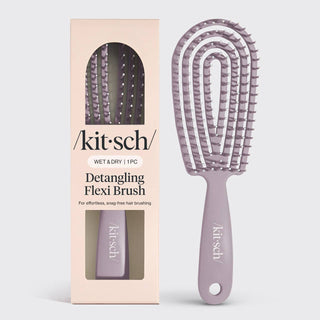 Detangling Flexi Brush - Soft Violet - The Red Thread Boutique