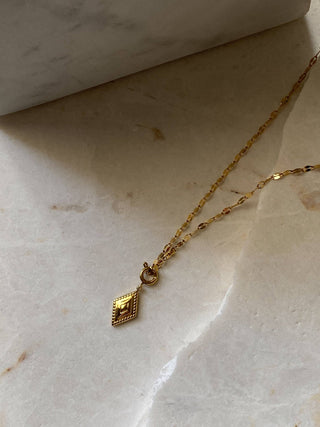 Diamond Pendant Necklace - The Red Thread Boutique