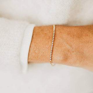 Diamond Tennis Chain Bracelet - The Red Thread Boutique