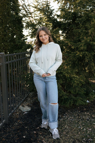 Distressed Slim Wide Denim by Vervet - The Red Thread Boutique