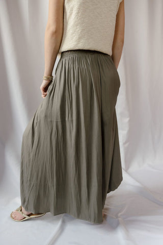 Driftwood Flowy Pants, Olive - The Red Thread Boutique