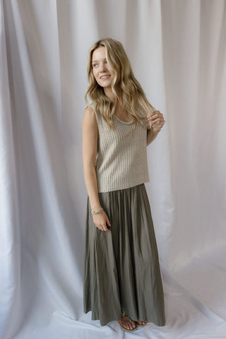 Driftwood Flowy Pants, Olive - The Red Thread Boutique