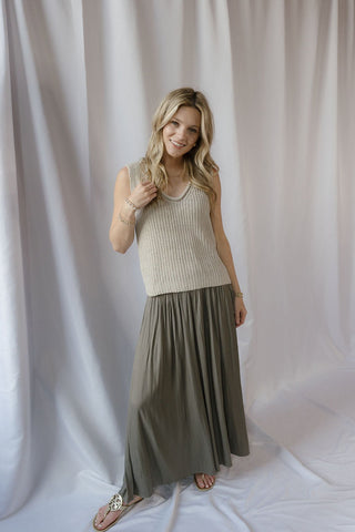 Driftwood Flowy Pants, Olive - The Red Thread Boutique