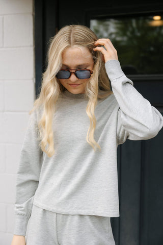 Ellis Sweatshirt, Classic Gray by Z Supply *final sale - The Red Thread Boutique