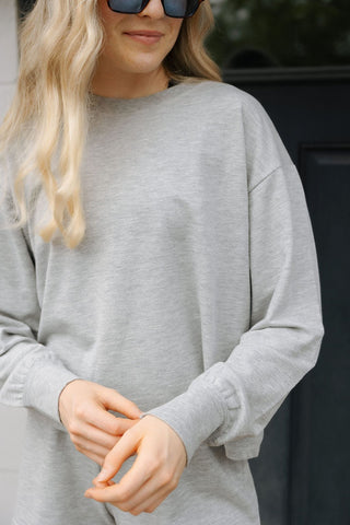Ellis Sweatshirt, Classic Gray by Z Supply *final sale - The Red Thread Boutique