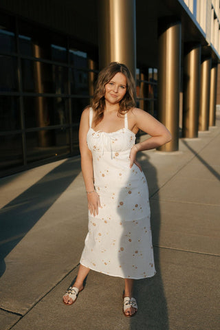 Embroidered Fabric Mini Dress *final sale - The Red Thread Boutique