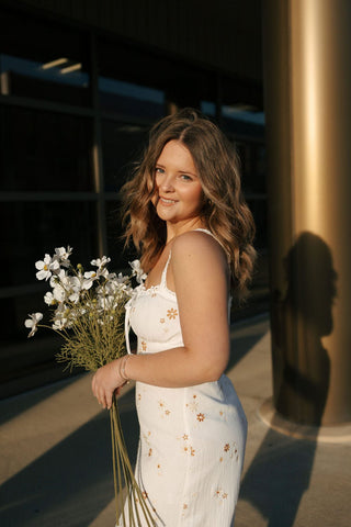 Embroidered Fabric Mini Dress *final sale - The Red Thread Boutique