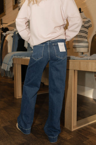 F5391 HR Wide Leg Trouser - The Red Thread Boutique