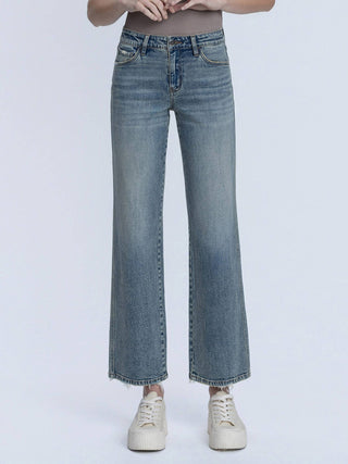 F9022 Mid Rise Tinted Slim Wide - The Red Thread Boutique