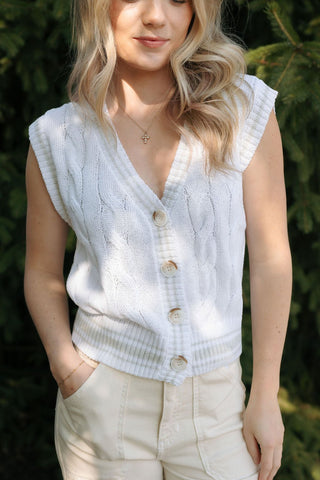 Fairway Knit Vest by Z Supply *final sale - The Red Thread Boutique