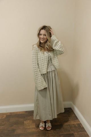 Flynn Cream Stripe Dress - The Red Thread Boutique