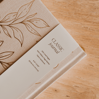 Gold Leaves Notes Journal - The Red Thread Boutique